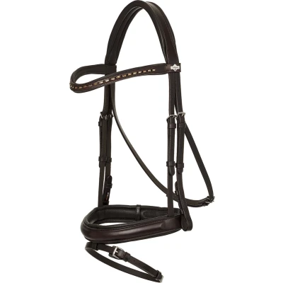 Afbeelding van LeMieux Hoofdstel Arika Dressage Bruin/Zilver Full