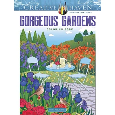Afbeelding van Creative Haven Gorgeous Gardens Coloring Book