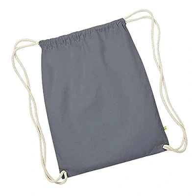 Afbeelding van Westford Mill EarthAware Organic Gymsac WM810 Graphite Grey