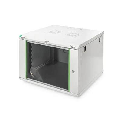 Image de DIGITUS Professional Dynamic Basic Series DN 19 07U 6/6 EC Armoire montable sur mur gris, RAL 7035 7U 19&quot;