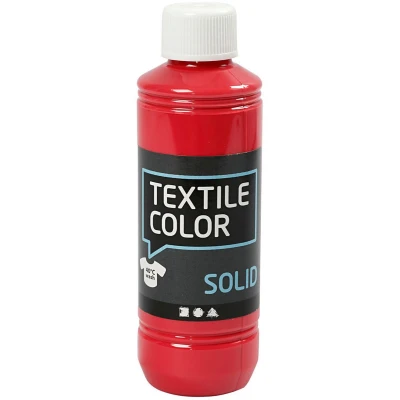 Afbeelding van Creativ Company Textile Color Dekkende Textielverf Rood, 250ml