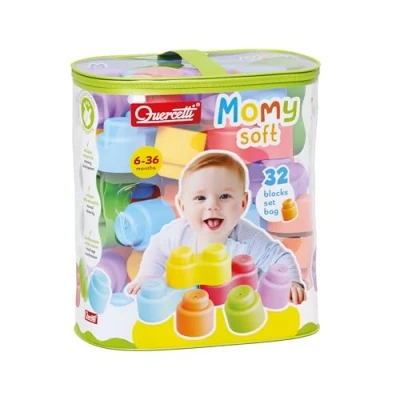 Afbeelding van Quercetti momy soft bouwblokken, 32dlg.