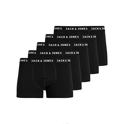 Afbeelding van JACK &amp; JONES Jacoliver Trunks Boxershorts voor heren, 5 stuks, Mix4/5 Pack