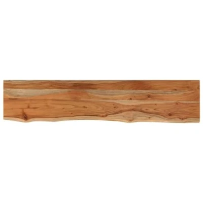 Afbeelding van vidaXL Tafelblad rechthoekig natuurlijke rand 180x30x2,5 cm acaciahout