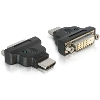 Afbeelding van DeLOCK HDMI (m) DVI D Dual Link (v) adapter met LED