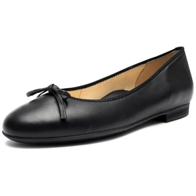 Afbeelding van ARA Sardinia 1241329 ballerina&#039;s voor dames, Zwart 01.