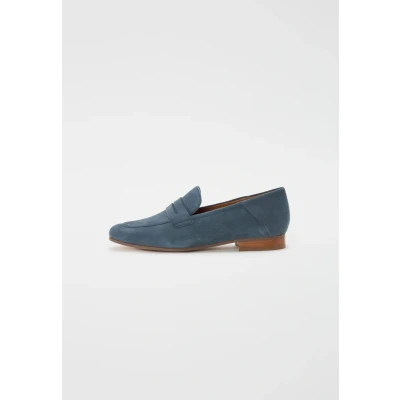 Afbeelding van Geox Mantinea Instappers, Dames, Maat: 39, Navy Veloursleer