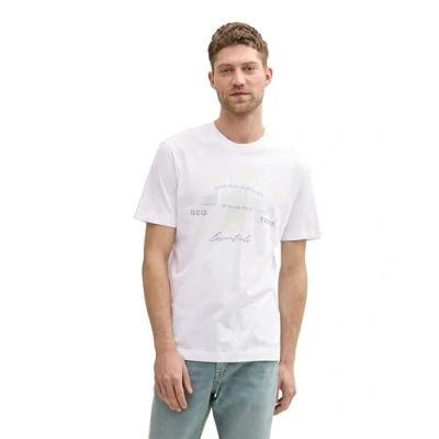 Afbeelding van TOM TAILOR 1037735 T shirt voor heren, 13308 wit 1