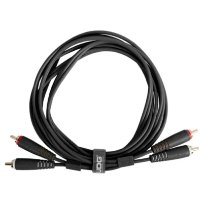 Afbeelding van UDG Ultimate Audio Cable RCA Black 1,5 m Straight U97001BL Kabel voor DJs