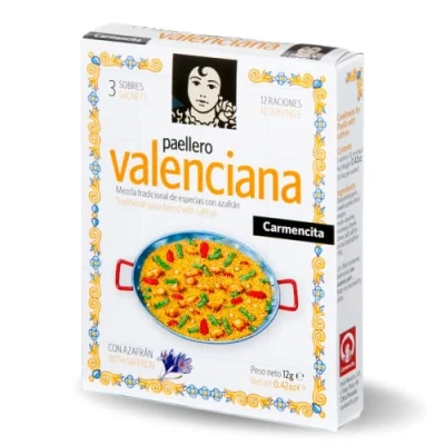 Afbeelding van Carmencita Paellero Valenciana Paella Spice Mix 12 gr. [Pack 3]