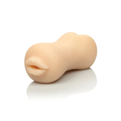 Afbeelding van CalExotics Stroke It Mouth/Ass Lichte huidskleur