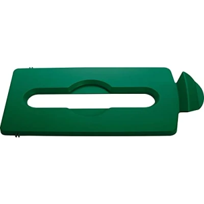 Afbeelding van Rubbermaid Slim Jim deksel met sleuf, groen