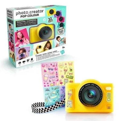 Image de Canal Toys Photo Creator Appareil Numérique Pop Couleur Jaune Avec Carte Sd 32Go Incluse