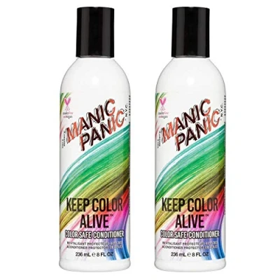 Afbeelding van Manic Panic Keep Color Alive Colour Safe Conditioner, Veganistisch Cruelty Free Kleurblijven voor Langger, Onderhoud, 2 x 236 ml