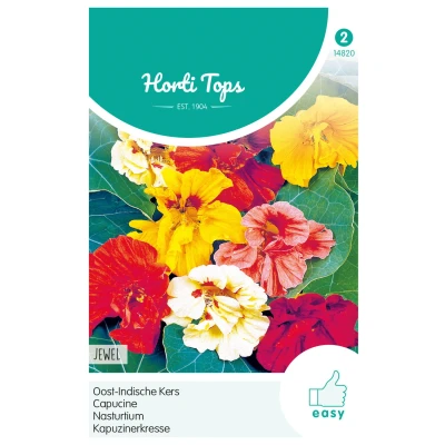 Afbeelding van Tropaeolum Jewel Dubbelbl. Gemengd Laag Hortitops