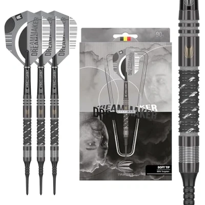 Afbeelding van Target Dimitri van den Bergh x Echo 90% Soft Tip Dartpijlen