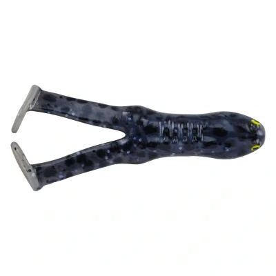 Image de Berkley PowerBait Beat&#039;n Paddle Frog 9cm Black Leopard Shad