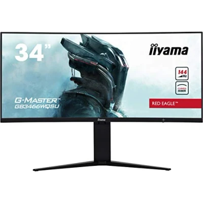 Afbeelding van iiyama G MASTER Red Eagle GB3466WQSU B1 Ultrawide Gaming Monitor 144hz 34 inch