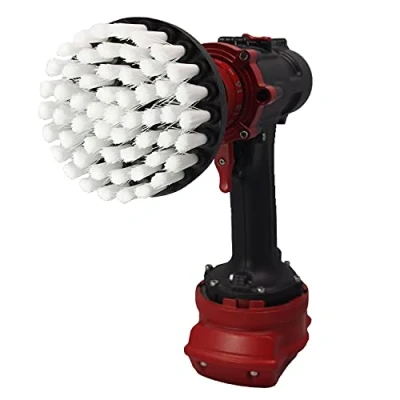 Afbeelding van Kornely™ Hoogwaardige boorborstel, extra zacht, wit, 10 cm, professionele elektrische borstel, krast niet op oppervlakken, geschikt voor tapijt, leer, wandtapijt, meubels, auto interieur