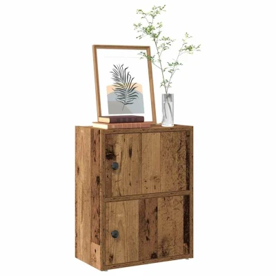 Afbeelding van vidaXL Boekenkast 40x24x52 cm bewerkt hout oud houtkleurig