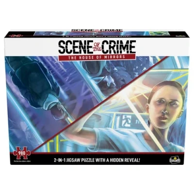 Afbeelding van Scene of The Crime: House Mirrors Puzzle 980 Puzzelstukjes 2 in 1 puzzel