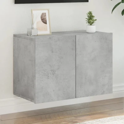 Afbeelding van Tv meubel wandgemonteerd 60x30x41 cm betongrijs