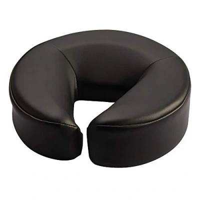 Afbeelding van Master Massage Hoofdkussen van traagschuim, voor massagetafel, met klittenbandsluiting, zwart