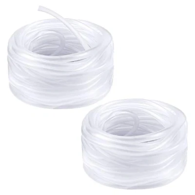 Afbeelding van Yangfei 2 x 5 m luchtslang voor luchtpomp, transparante aquariumslang van pvc, aquariumluchtpompslang (binnendiameter 4 mm + buitendiameter 6 mm)