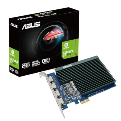 Afbeelding van Asus Nvidia GeForce GT730 Videokaart 2 GB GDDR5 RAM PCIe x1 HDMI Passieve koeling