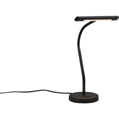 Afbeelding van Trio leuchten LED Bureaulamp 4W Warm Wit 3000K Dimbaar Rond Zwart Aluminium
