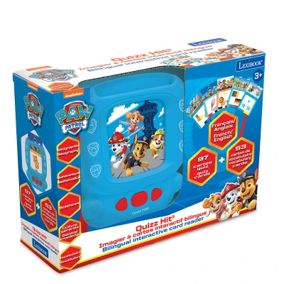Afbeelding van Paw Patrol Interactieve Tweetalig Kaartlezer spel met LCD scherm EN/FR 3380743100494