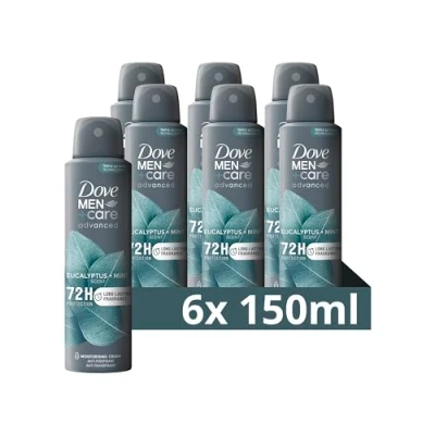 Afbeelding van 6x Dove Deodorant Men+ Care Eucalyptus + Mint 150 ml