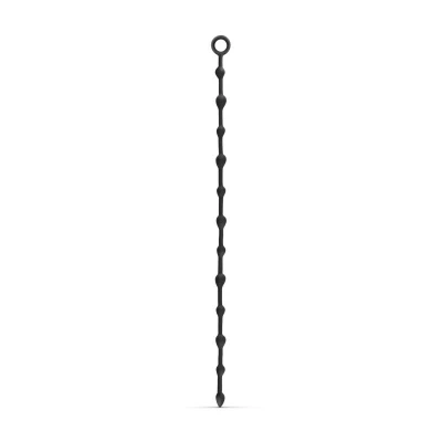 Afbeelding van Lange Anaalketting 105 cm Zwart Levensecht Gevoel