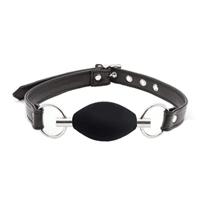 Afbeelding van Zwarte Ovale Ball Gag
