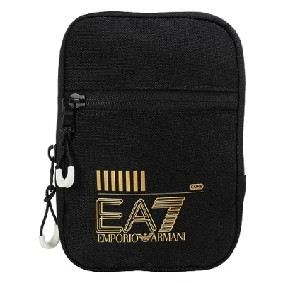 Afbeelding van EA7 Emporio Armani Train CORE MINI Pouch BAG Unisex Schoudertas, Maat: One Size, Black/gold