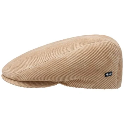 Afbeelding van Lipodo Cordial Cap voor dames/heren gemaakt in Italië Gavroche zomer platte pet met vizier, voering lente en zomer, Beige