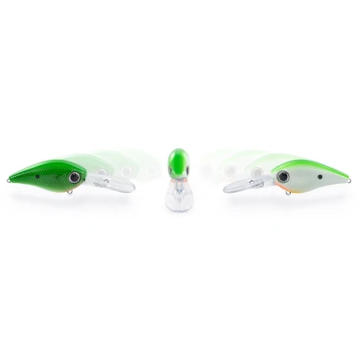 Afbeelding van River7 R7 Doppelganger Plug Green Lightning 6cm (13g)