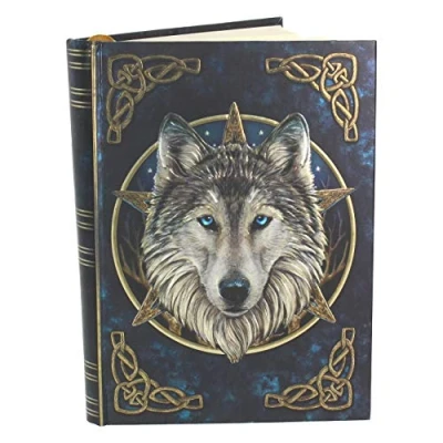 Afbeelding van Nemesis Now Wild One Lisa Parker Journal, 18 cm, met houtvrij papier, formaat blauw