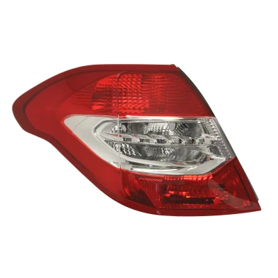 Afbeelding van ABAKUS 552 1940L UE Achterlicht Links Buitenste deel P21/5W, P21W, PY21W Rood Zonder lamphouder, gloeilamp CITROËN: C4 II Hatchback