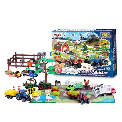 Afbeelding van Maisto M12566 Mini Travail Machines Farm Advent Kalender, Verschillende kleuren