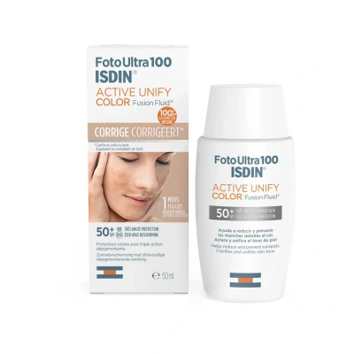 Afbeelding van Isdin Fluide FotoUltra100 Active Unify Color Fusion Fluid SPF50+