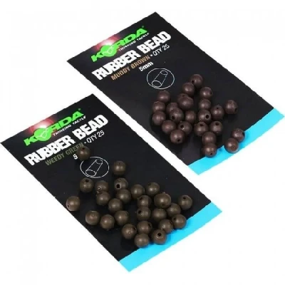 Afbeelding van Korda Rubber Bead (25 pcs) Kleur : 4mm Muddy Brown