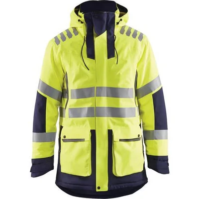 Image de Parka haute visibilité Evolution jaune fluorescent/marine