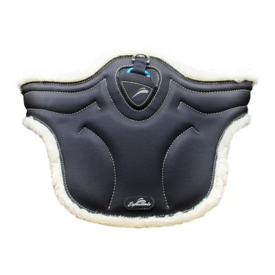 Image de eQuick Sangle ES Jumping Stud Fluffy Marron 135cm