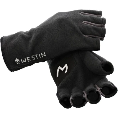 Afbeelding van Westin HLF Fleece Gloves Carbon Black Vishandschoenen M Vis handschoenen