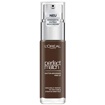 Afbeelding van L&#039;Oréal Paris Perfect Match Makeup Foundation, Dames, Maat: 30 ml, 12.n ebony