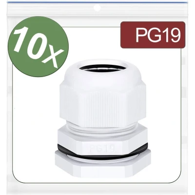 Afbeelding van Quadrios 24CA409 Wartel Polyamide Wit 10 stuk(s)
