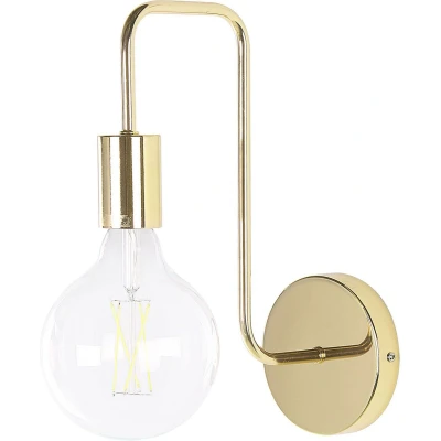 Afbeelding van Beliani SAVENA Wandlamp Goud Metaal