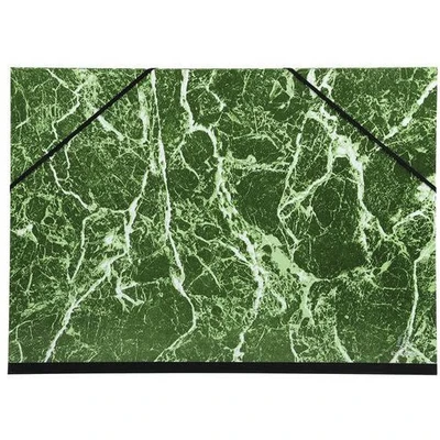 Image de Cartonà dessin papier marbré verni avec élastiques