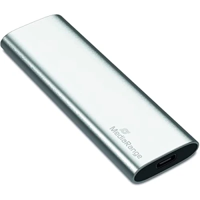 Image de MediaRange MR1101 SSD 240 Go externe (portable) M.2 USB 3.2 Gen 2 (USB C connecteur) argent